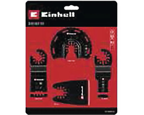 Logo Einhell. Súprava oscilačných pílových listov pre multifunkčné nástroje.