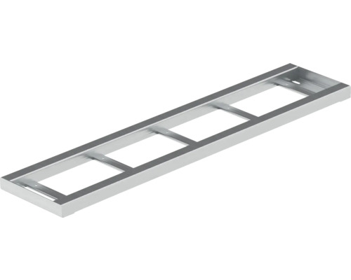 Kovový rám s tromi otvormi