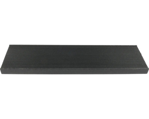 Gumová schodisková hrana s drážkami