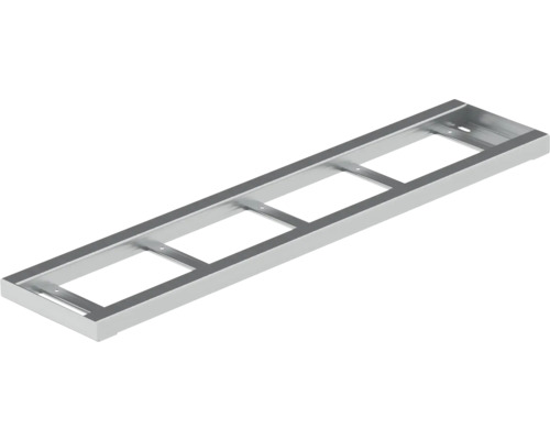 Kovový rám s obdĺžnikovými výrezmi