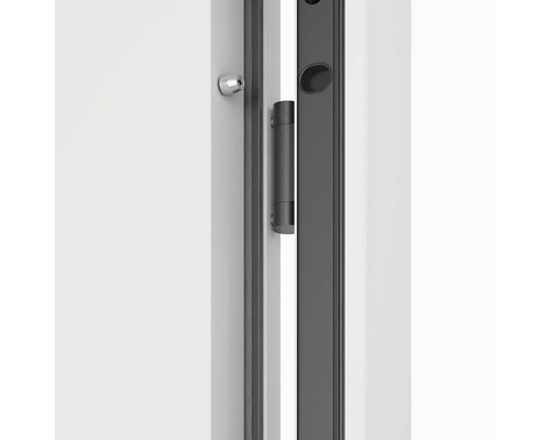 Detail dverí so závesom