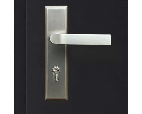 Kovová kľučka so zámkom