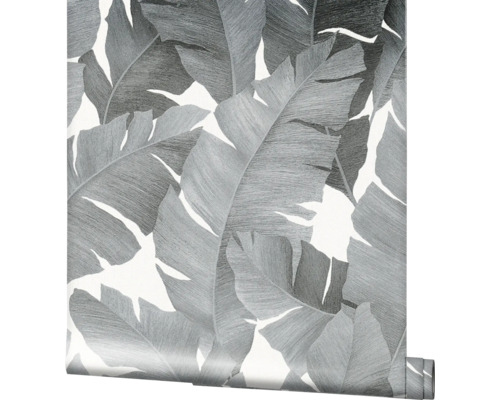 Rola tapety so vzorom listov