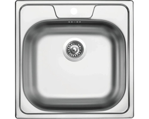 Nerezový drez s odtokovou súpravou