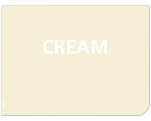 Krémové pozadie so slovom Krém.