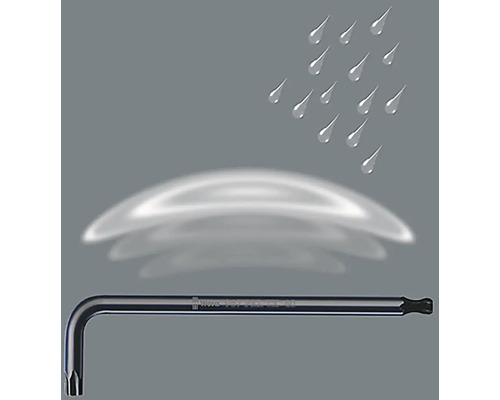 Zobrazenie imbusového kľúča s ochranou proti vode.