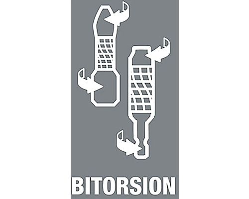 Symbol Bitorsion: Pružina krútiaceho momentu pre skrutkovacie bity