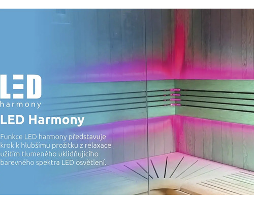 LED Harmony systém pre sauny