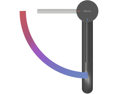 Logo Ravak, vodovodná batéria s ukazovateľom teploty