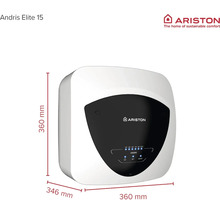 Ohrievač vody Ariston Andris Elite 15 s rozmermi 360 x 346 x 360 milimetrov