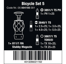 Sada na bicykel 5 so skrutkovačom a bitmi
