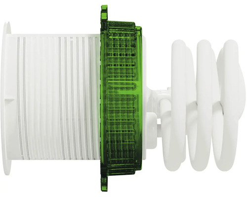 Energeticky úsporná žiarovka s káblom na cievke