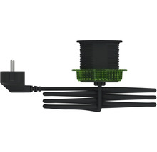 Objímka žiarovky so zástrčkou a káblom