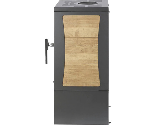 Krbové kachle s dreveným obkladom