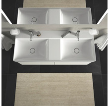 Umývadlo na skrinku DURAVIT DuraSquare sanitárna keramika biela 120 cm 2353120041