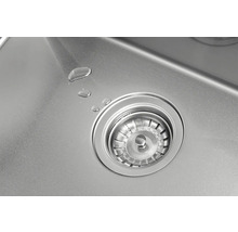 Nerezový drez Concept NANO coat pravý DNN1045ssr 500 x 780 mm DNN1045ssr