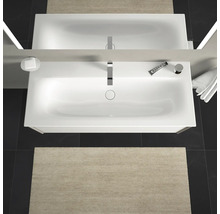 Umývadlo na skrinku DURAVIT Viu sanitárna keramika biela 123 cm 2344120000