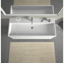 Klasické umývadlo na skrinku DURAVIT Vero Air sanitárna keramika biela 120 cm 2350120000