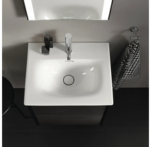 Malé umývadlo na skrinku DURAVIT Viu sanitárna keramika biela 53 cm 23445300001