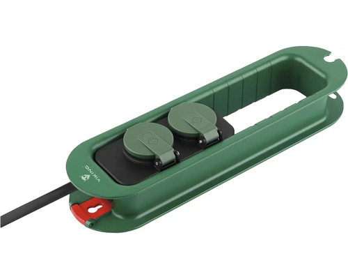 Predlžovací kábel s dvoma zásuvkami pre vonkajšie použitie