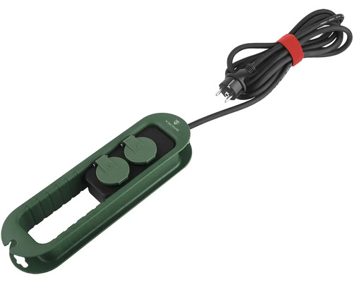 Predlžovací kábel s dvomi zásuvkami od Viking