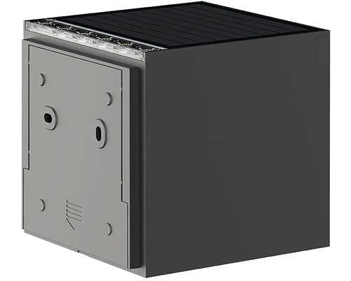 Skrinka elektromeru na solárny pohon s dvierkami