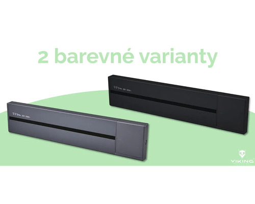 Dva vykurovacie panely v rôznych prevedeniach