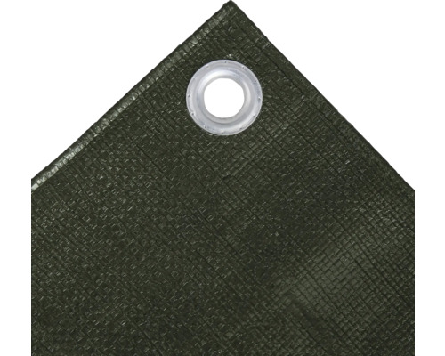 Detailný pohľad na kryciu plachtu s očkom