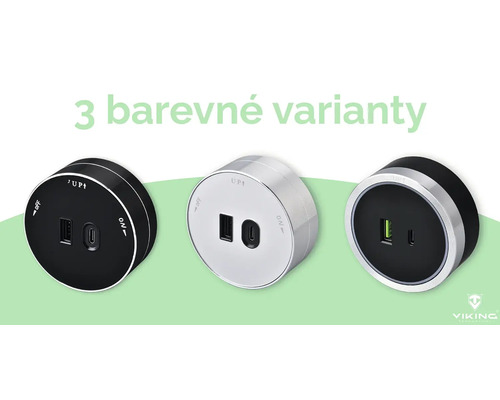 Tri USB nabíjačky v rôznych prevedeniach