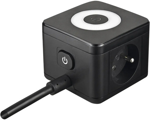 Kocková zásuvková lišta s vypínačom a napájacím káblom