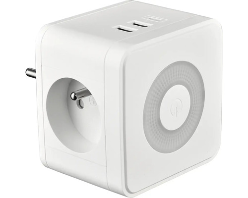 Kocková zásuvková lišta s USB portami