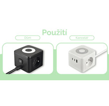 Oblasti použitia zásuvkovej kocky: Domov a kancelária