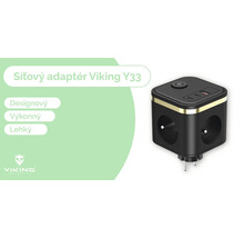 Sieťový adaptér s viacerými zásuvkami a USB portami
