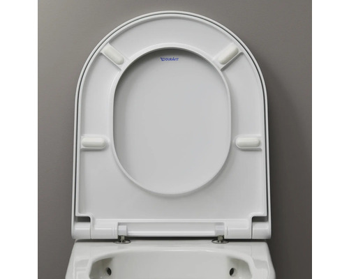 Otvorené záchodové sedadlo s logom Duravit