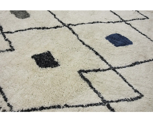 Koberec béžový Rabat 02 ivory/denim 160x230 cm