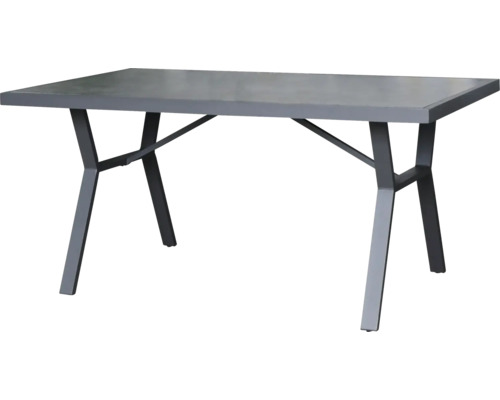 Obdĺžnikový záhradný stôl z kovu
