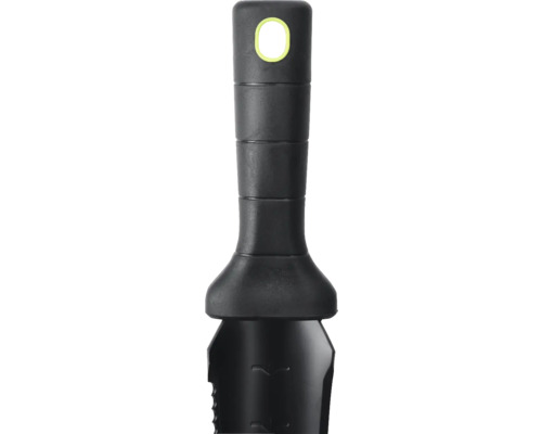 Záhradný rýľ s rukoväťou a otvorom na zavesenie