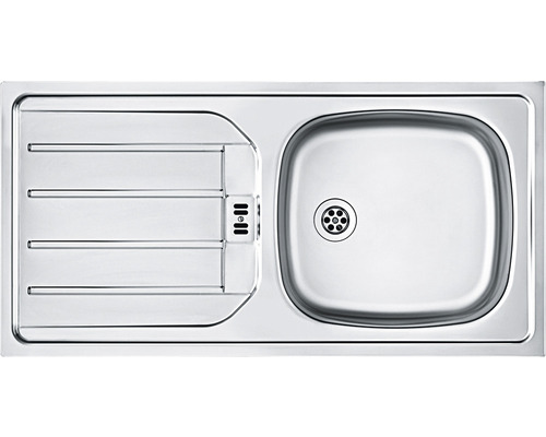 Nerezový drez s odkvapkávacou plochou