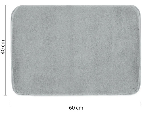 Obdĺžniková kúpeľňová predložka, 60 x 40 cm