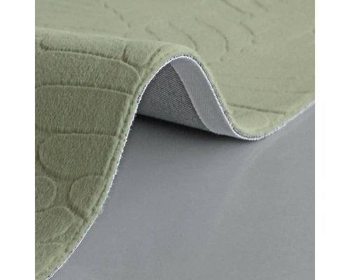 Kúpeľňový koberček s kamenným vzorom z textilu