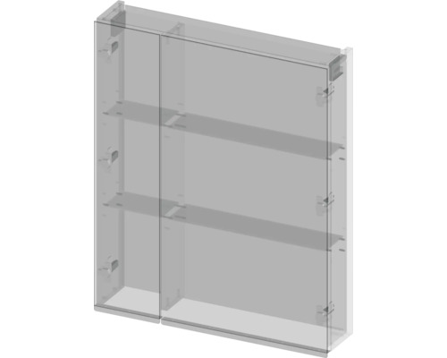 Kúpeľňová skrinka s policami