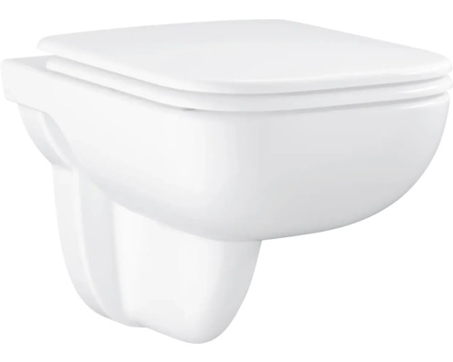 Závesné WC s hlbokým splachovaním a WC sedadlom