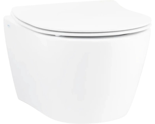 Závesné hlboké splachovacie WC s WC sedadlom