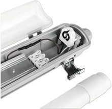 Svietidlo do vlhkého prostredia na montáž s otvoreným krytom