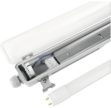 Svietidlo do vlhkého prostredia s otvoreným puzdrom a svetelným zdrojom