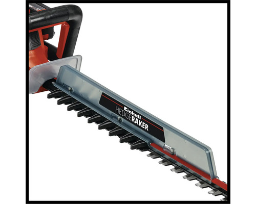 Detailný pohľad na nožnice na živý plot Einhell