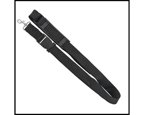 Látkový ramenný popruh s prackou a karabínou