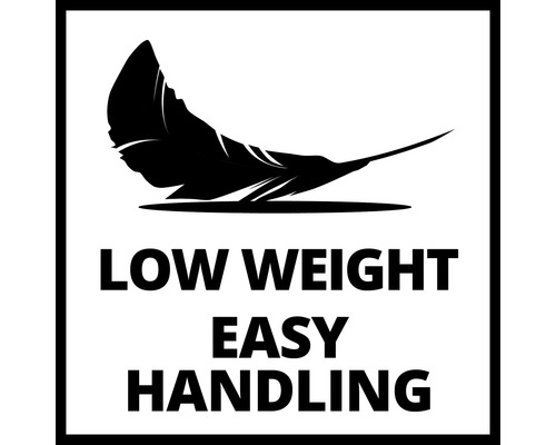 Symbol nízkej hmotnosti a jednoduchej manipulácie