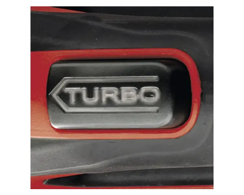 Detail tlačidla Turbo na nástroji