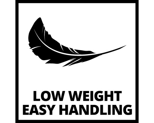 Symbol nízkej hmotnosti a jednoduchej manipulácie